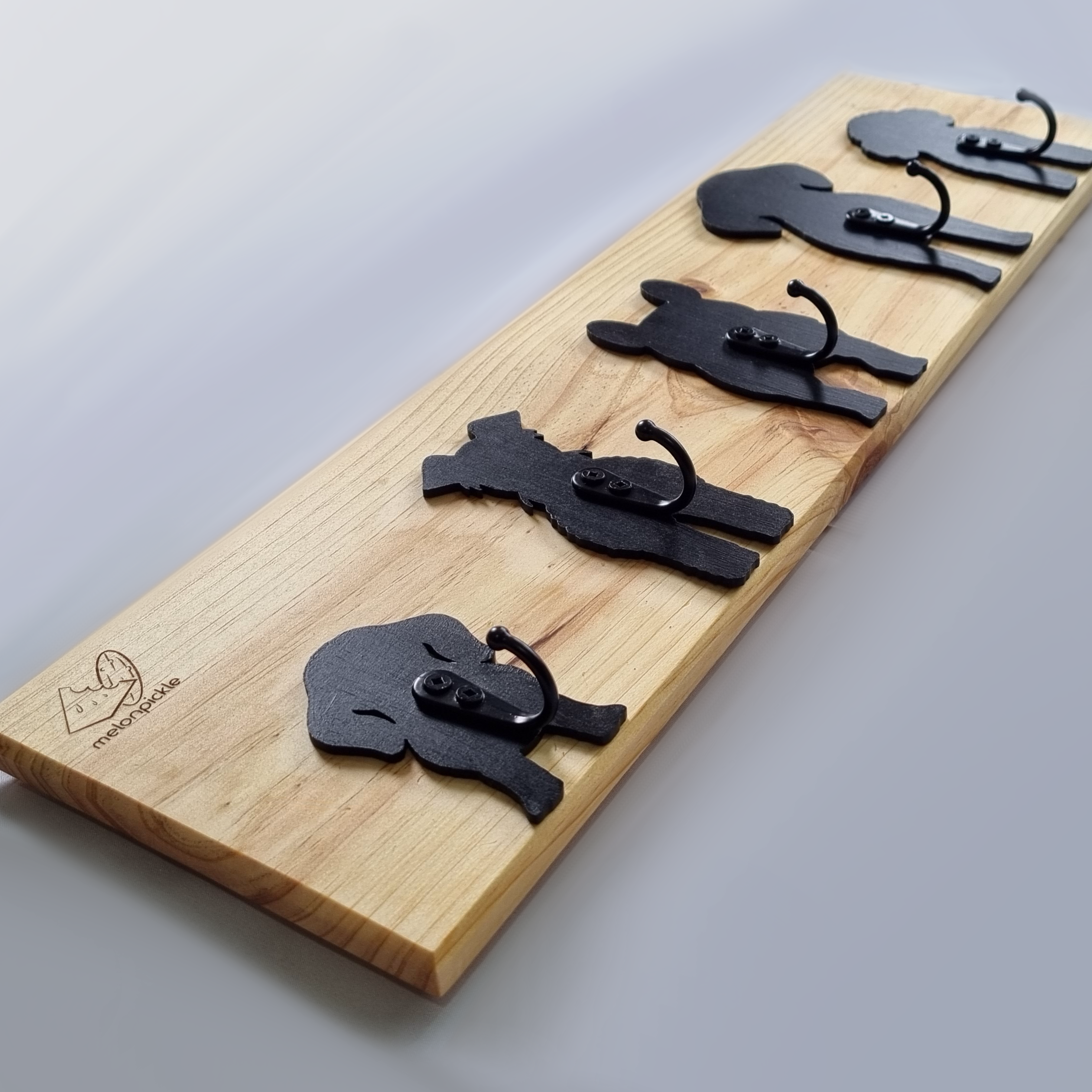 Dog Memory Coat Rack Puppy Wall Mounted Coat Rack – MelonPickle