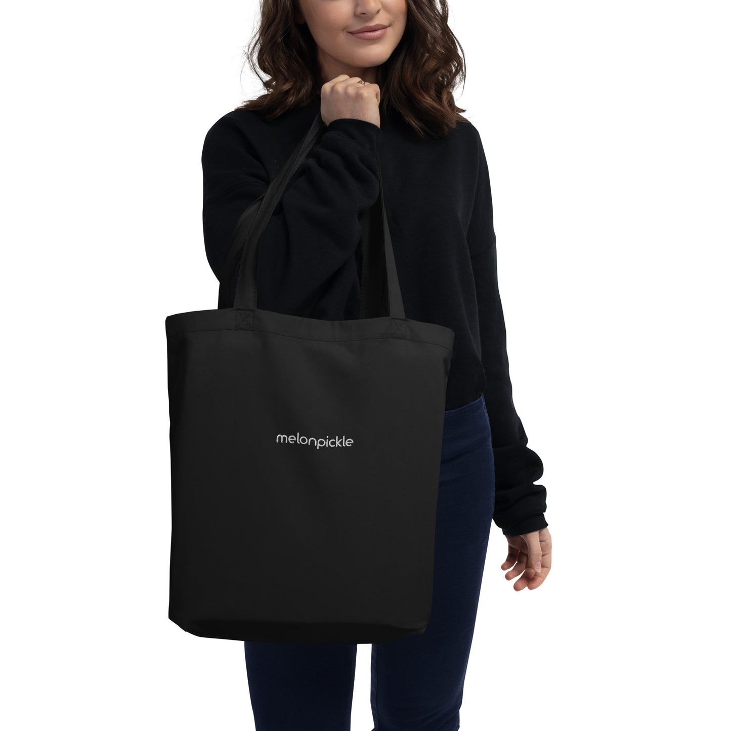 Black MelonPickle Eco Tote Bag