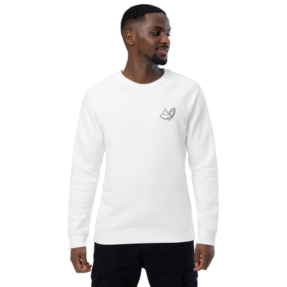 MelonPickle Back Splash organic raglan sweatshirt